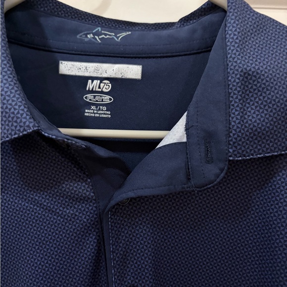 Men's Navy Polo Shirt - Picture 2 of 4